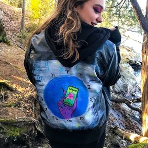Hand Painted Jacket-The Empress